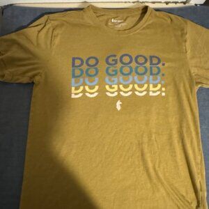 Do Good Men's Yellow Shirt Medium